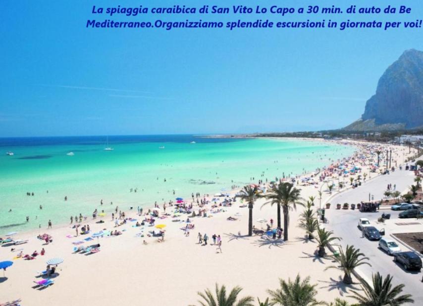 Be Mediterraneo, In Centro Sul Mare - In The Center Beach Front - 80 Mq Трапани Экстерьер фото